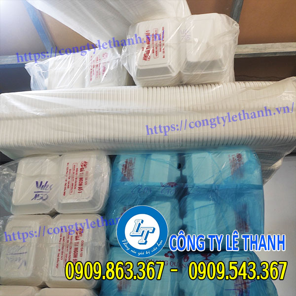 Hộp xốp đựng heo quay, vịt quay dày dặn, giá tốt nhất Hộp xốp đựng vịt quay có in logo