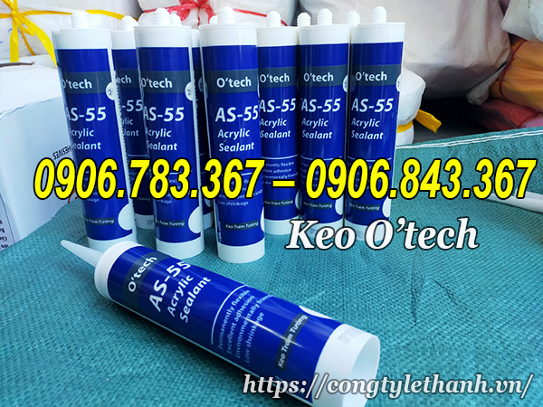 Keo trám acrylic o'tech as55 giá sỉ rẻ TPHCM Keo acrylic o'tech