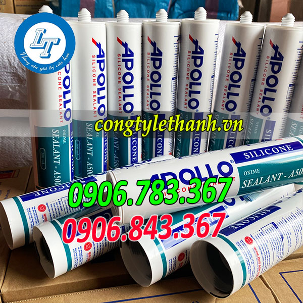 NHÀ CUNG CẤP KEO SILICONE APOLLO A100, A300, A500 UY TÍN GIÁ RẺ keo apollo a500