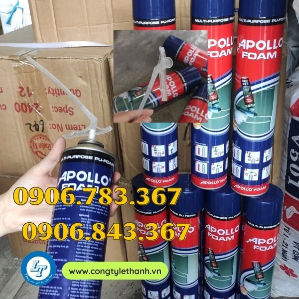 CHUYÊN SỈ KEO BỌT NỞ APOLLO FOAM CHẤT LƯỢNG cấu tạo keo apollo foam