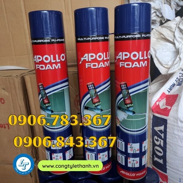 CHUYÊN SỈ KEO BỌT NỞ APOLLO FOAM CHẤT LƯỢNG keo apollo foam