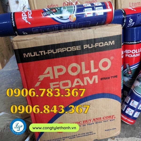 CHUYÊN SỈ KEO BỌT NỞ APOLLO FOAM CHẤT LƯỢNG thùng keo apollo foam