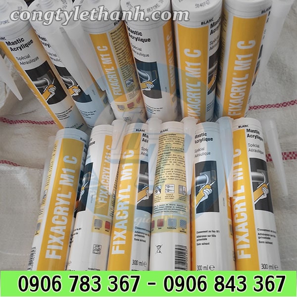 Keo chống cháy fixacryl m1c giá rẻ, giá sỉ HCM Keo chống cháy fixacryl m1c