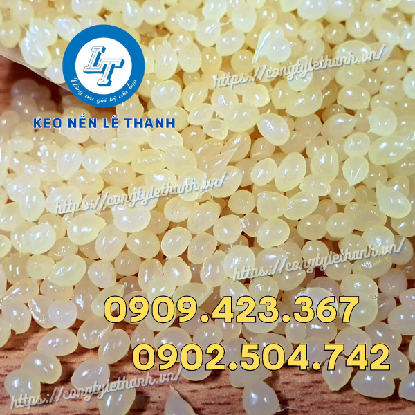 Mua keo nến địa chỉ giá rẻ Keo nến dạng hạt màu vàng