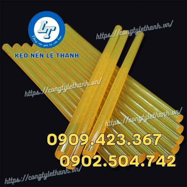 Mua keo nến địa chỉ giá rẻ Keo nến dạng cây màu vàng