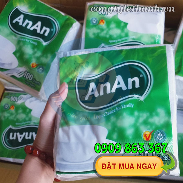 Khăn giấy vuông AnAn Khăn giấy vuông AnAn