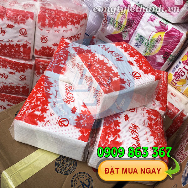 Khăn giấy vuông BobBy Khăn giấy vuông BobBy