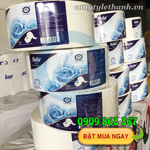 Khăn giấy vệ sinh cuộn lớn Khăn giấy vệ sinh cuộn lớn