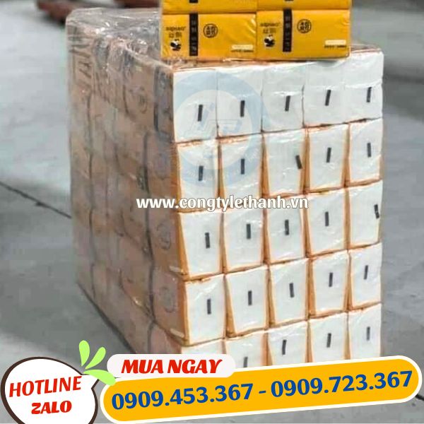 khăn giấy gấu trúc Sipiao giá sỉ khăn giấy gấu trúc Sipiao 1 bành 100 gói