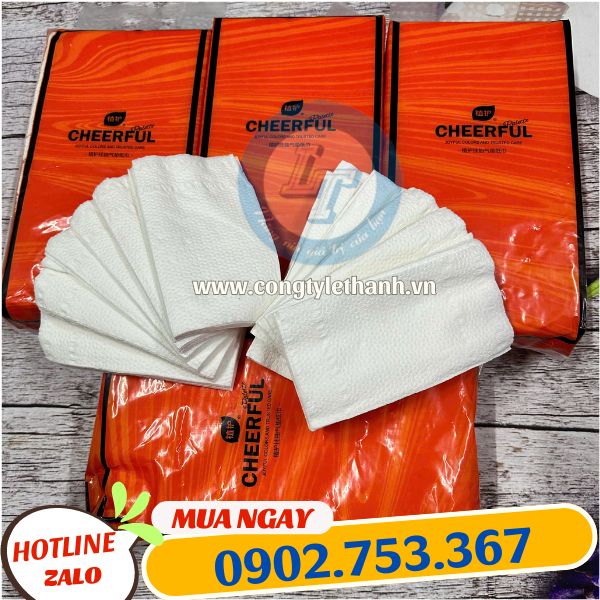 sỉ lẻ giấy rút treo tường Cheerful chất lượng khăn giấy rút cheerful chất lượng