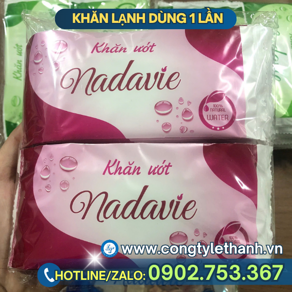 Khăn lạnh Nadavie 10 cái/bịch lớn Khăn lạnh Nadavie 10 cái/bịch lớn