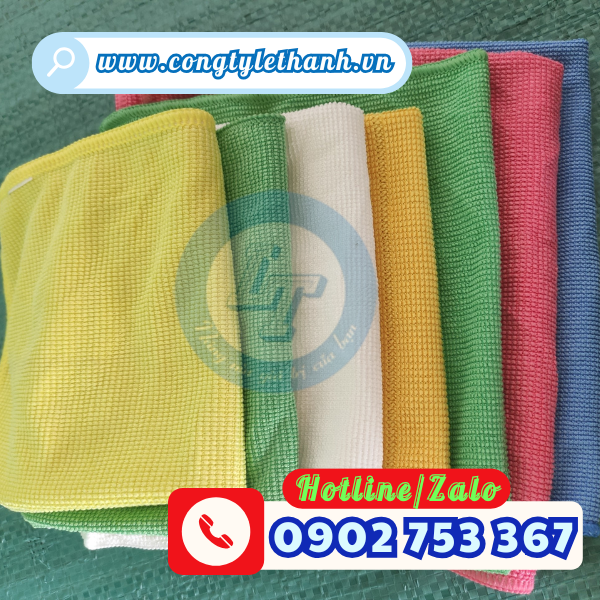 Khăn lau vuông nhiều kích thước Khăn lau vuông nhiều kích thước