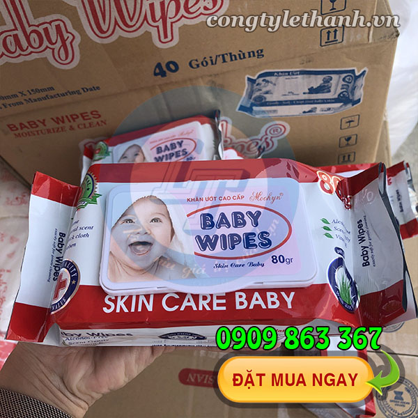 Khăn giấy ướt baby wipes Khăn giấy ướt baby wipes