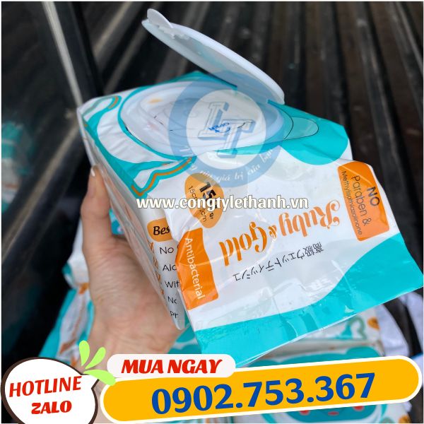 Khăn ướt gấu giá tốt khăn ướt gấu nắp đóng mở tiện lọi