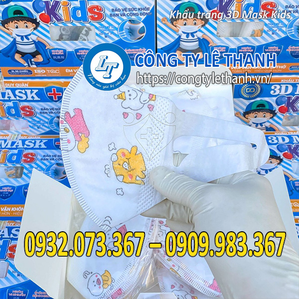 Top 5 khẩu trang tế cho bé tốt nhất nên mua Khẩu trang 3d kids