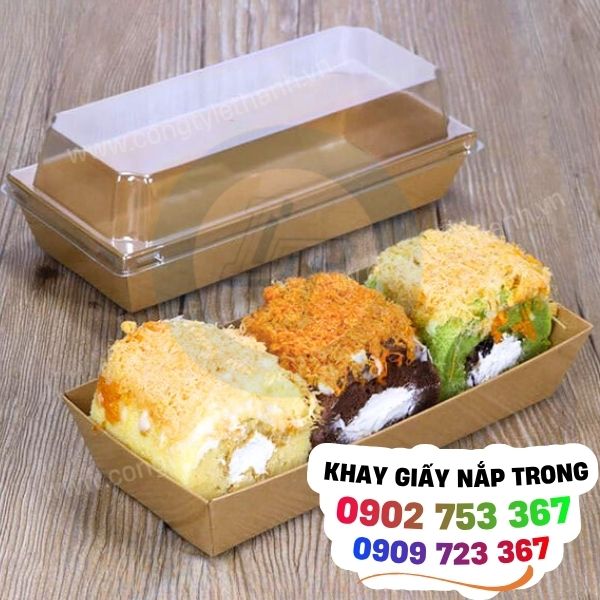 khay giấy, hộp giấy chữ nhật nắp trong giá sỉ cho tiệm bánh và quán ăn khay giấy, hộp giấy chữ nhật nắp trong giá sỉ cho tiệm bánh và quán ăn
