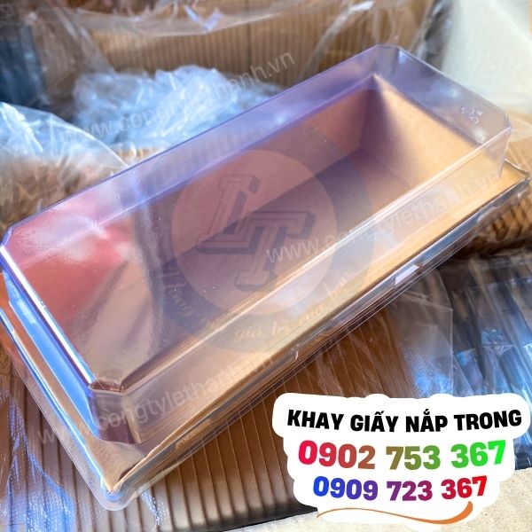 khay giấy, hộp giấy chữ nhật nắp trong giá sỉ cho tiệm bánh và quán ăn khay giấy, hộp giấy chữ nhật nắp trong giá sỉ cho tiệm bánh và quán ăn