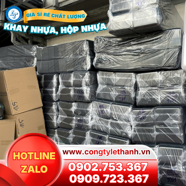 Bán sỉ hộp nhựa, khay nhựa đế đen đựng thực phẩm giá tốt Bán sỉ hộp nhựa, khay nhựa đế đen đựng thực phẩm giá tốt