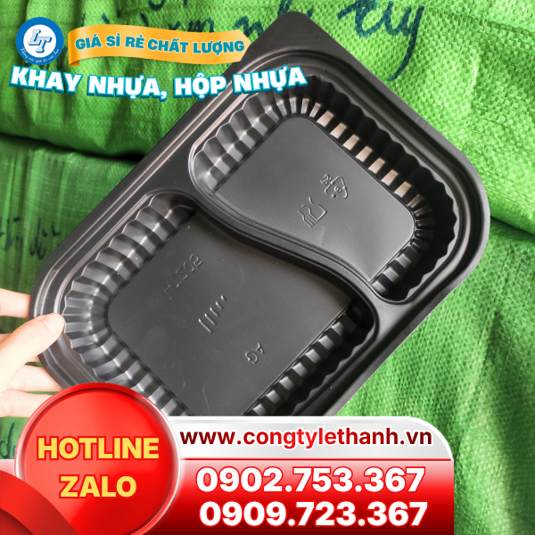 Bán sỉ hộp nhựa, khay nhựa đế đen đựng thực phẩm giá tốt Bán sỉ hộp nhựa, khay nhựa đế đen đựng thực phẩm giá tốt