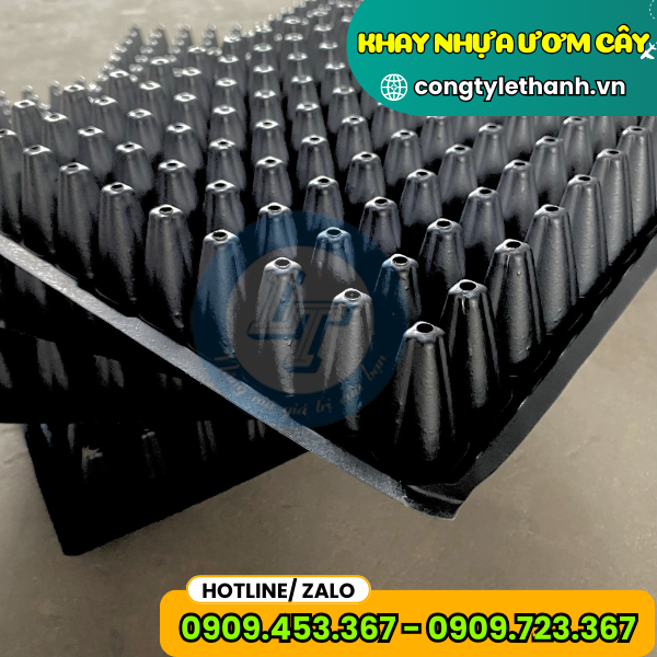 KHAY NHỰA ƯƠM HẠT GIỐNG GIÁ RẺ khay nhựa có các lỗ nhỏ bên dưới thoát nước