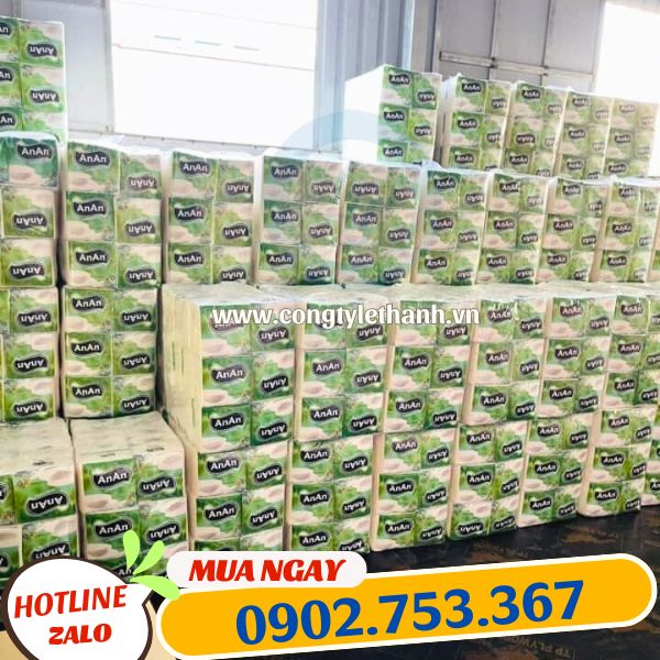 khăn giấy vuông an an giá sỉ kho khăn giấy vuông an an