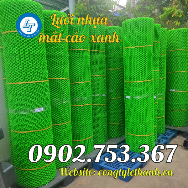 BÁN SỈ LƯỚI NHỰA MẮT CÁO XANH kho lưới nhựa mắt cao