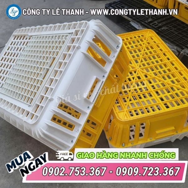 Lồng vận chuyển gà vịt có nắp đậy chắc chắn, giá sỉ tại kho Lồng vận chuyển gà vịt có nắp đậy chắc chắn, giá sỉ tại kho