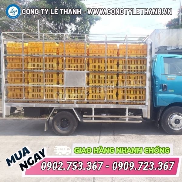 Lồng vận chuyển gà vịt có nắp đậy chắc chắn, giá sỉ tại kho Lồng vận chuyển gà vịt có nắp đậy chắc chắn, giá sỉ tại kho