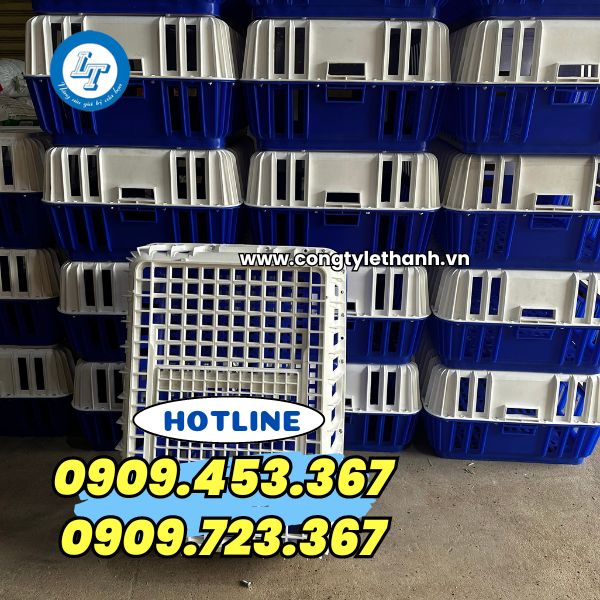 Phân phối sỉ rẻ lồng nhựa đựng gà vịt, nhốt gia cầm lồng nhựa nhốt gà vị giá sỉ