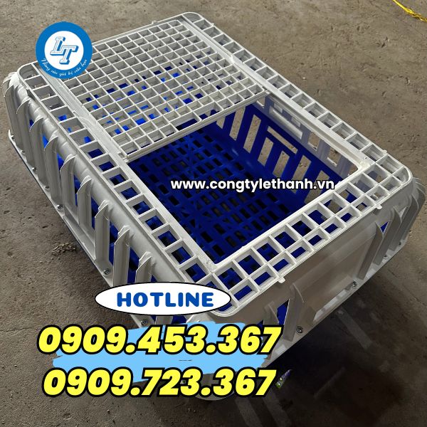 Phân phối sỉ rẻ lồng nhựa đựng gà vịt, nhốt gia cầm lồng nhựa nhốt gia cầm