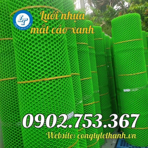 BÁN SỈ LƯỚI NHỰA MẮT CÁO XANH lưới nhựa mắt cáo xanh