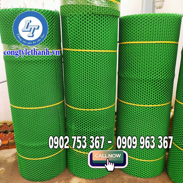 Mua số lượng lớn lưới mắt cáo nhựa màu xanh Lưới nhựa mắt cáo màu xanh