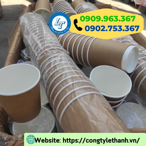 LẤY SỈ LY GIẤY ĐA DẠNG ML GIÁ RẺ TẠI HCM ly giấy giấy nâu