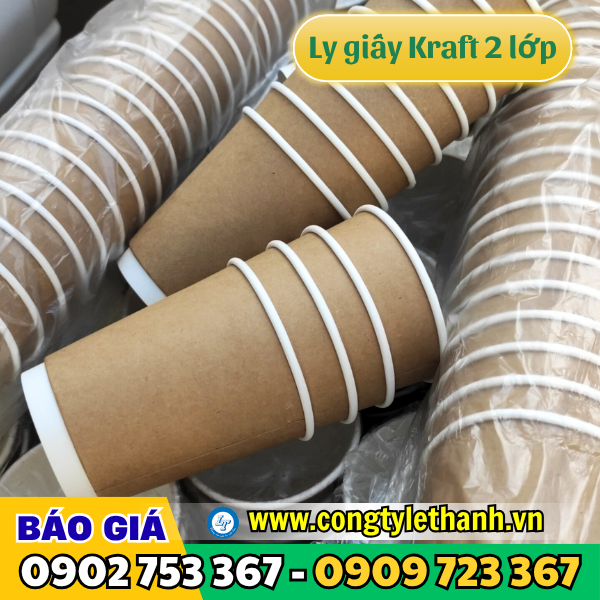 Cốc giấy, ly giấy kraft 2 lớp an toàn Cốc giấy, ly giấy kraft 2 lớp an toàn