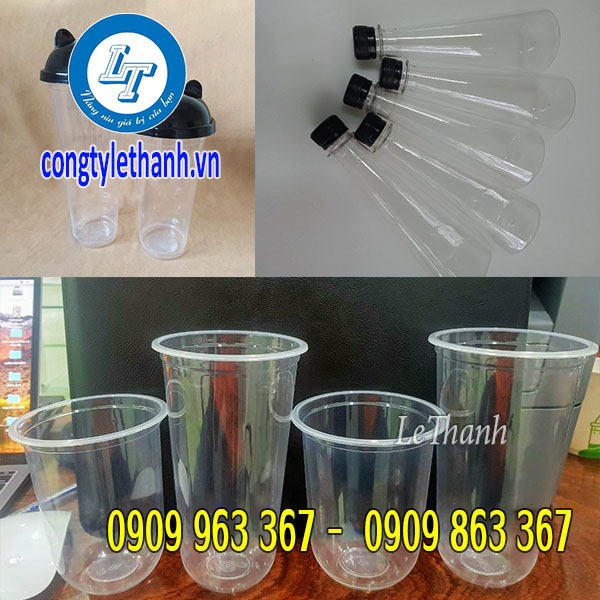 Giá sỉ rẻ ly nhựa, chai nhựa nhiều mẫu mã Ly nhựa, chai nhựa Lê Thanh