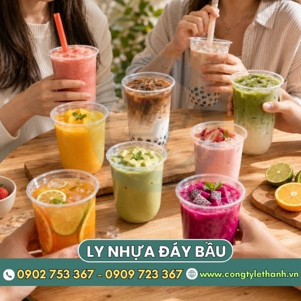 Cung cấp ly nhựa đáy bầu 360ml, 500ml, 700ml giá sỉ cho doanh nghiệp Cung cấp ly nhựa đáy bầu 360ml, 500ml, 700ml giá sỉ cho doanh nghiệp