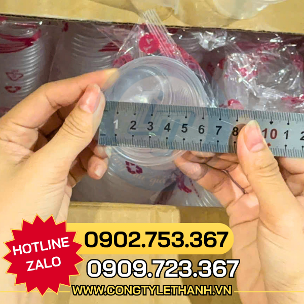 Ly nhựa pp nhỏ giá sỉ đựng nước chấm, rau câu, sampling Kích thước ly nhựa PP nhỏ