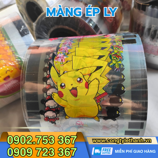 Cuộn màng ép ly giá rẻ Cuộn màng ép ly giá rẻ
