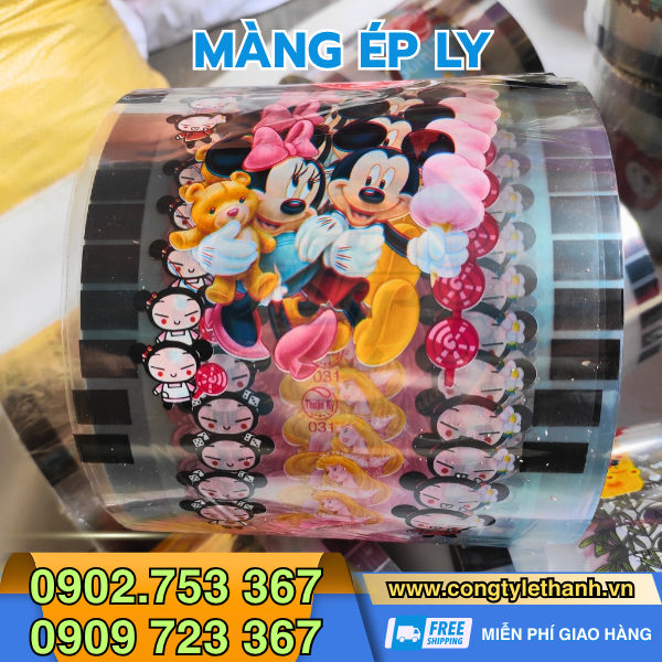 Cuộn màng ép ly giá rẻ Cuộn màng ép ly giá rẻ