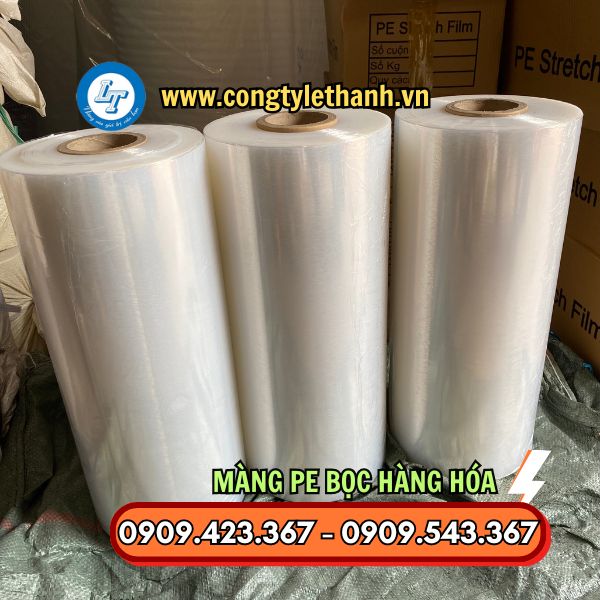 MÀNG PE BỌC HÀNG HÓA GIÁ RẺ, GIÁ SỈ NGAY TẠI HCM màng pe 5kg