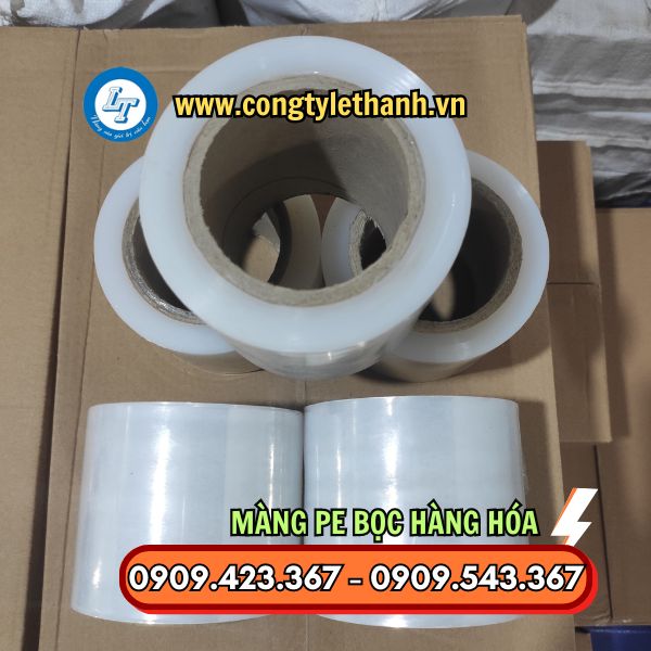 MÀNG PE BỌC HÀNG HÓA GIÁ RẺ, GIÁ SỈ NGAY TẠI HCM màng pe 10cm