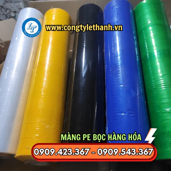 MÀNG PE BỌC HÀNG HÓA GIÁ RẺ, GIÁ SỈ NGAY TẠI HCM màng pe nhiều màu