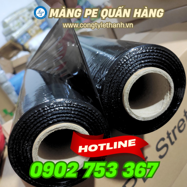 Màng pe màu đen 50 cm Màng pe màu đen 50 cm