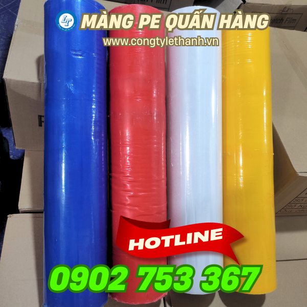 Màng pe cuộn lớn 50cm nhiều màu sắc Màng pe cuộn lớn 50cm nhiều màu sắc