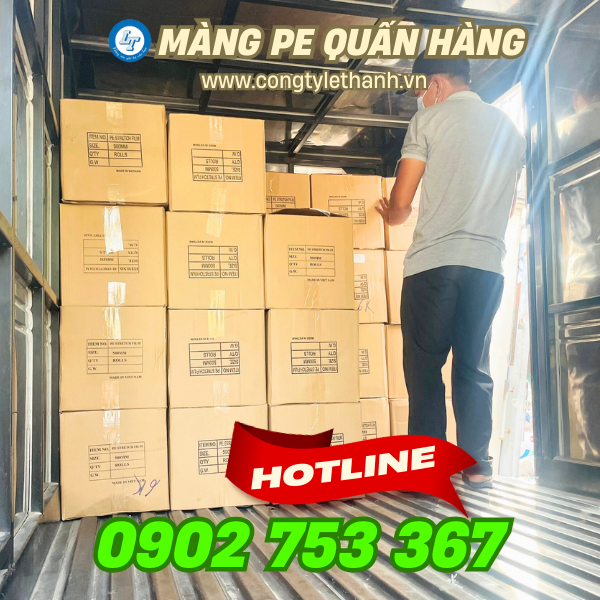 xe tải giao màng pe xe tải giao màng pe