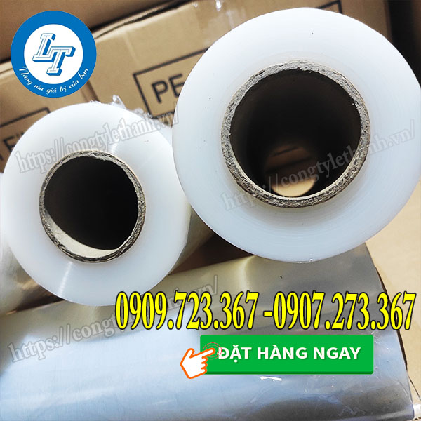 Màng pe màu quấn hàng tiện dụng, giá sỉ mọi nơi Màng pe màu trắng
