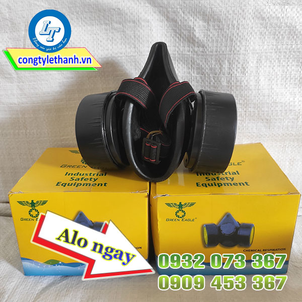 Mặt nạ phòng độc bb306 có 2 phin lọc giá rẻ Mặt nạ phòng độc 2 phin lọc