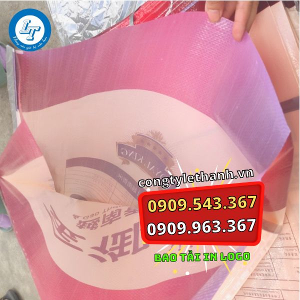 BAO TẢI IN LOGO GIÁ RẺ THEO YÊU CẦU TẠI HCM miệng bao tải chắc chắn