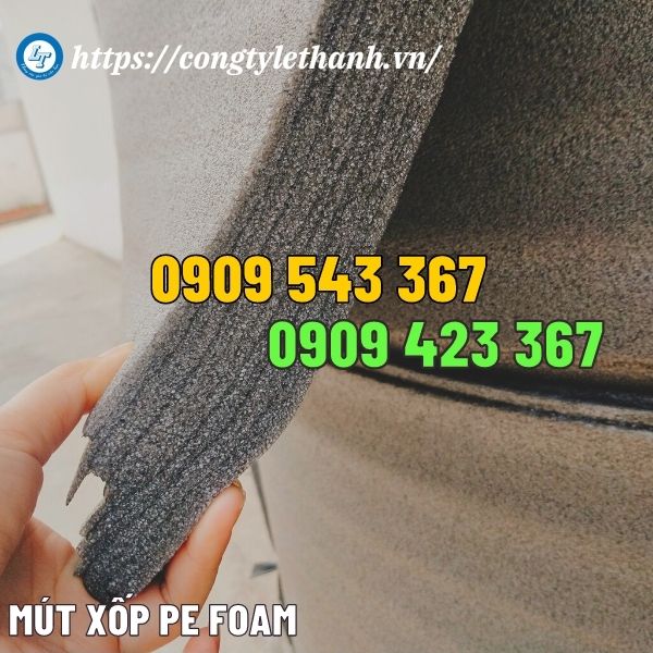 MÚT XỐP PE FOAM GIÁ RẺ UY TÍN mút xốp pe foam màu đen