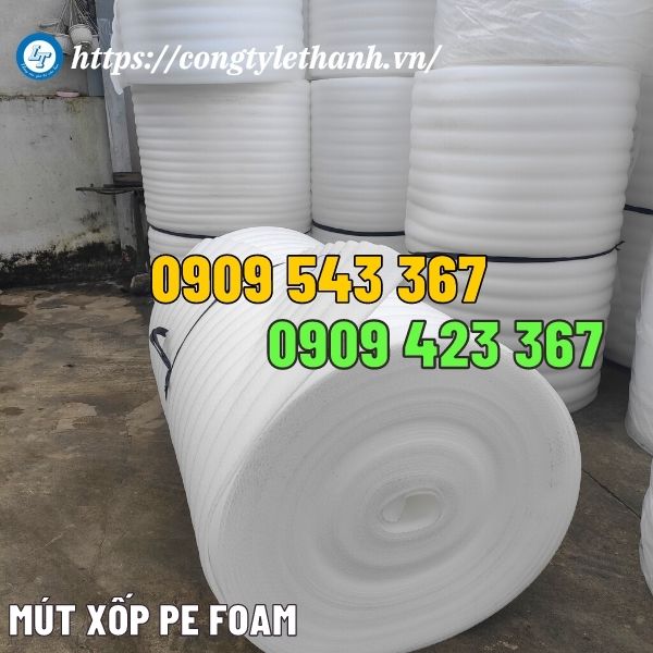 MÚT XỐP PE FOAM GIÁ RẺ UY TÍN mút xốp pe foam màu trắng
